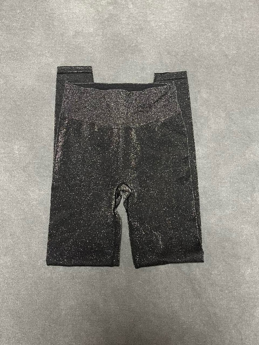 Victoria’s Secret PINK black glitter shimmer sparkly long leggings